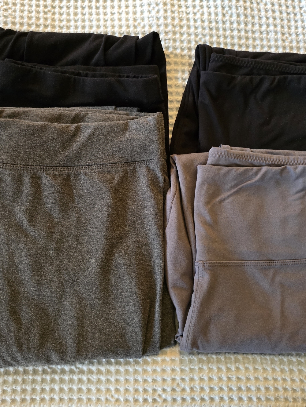 Women's Stretch Leggings Bundle Black And Gray Sizes XL, 1X, XXL See Description